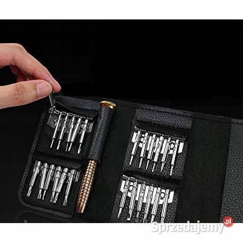 Zestaw Wkrętaków 25w1 24 Końcówki w Etui Śrubokręty i wkrętaki Ludźmierz