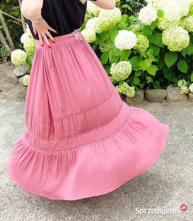 Nowa spódnica Asos 42 XL brudny róż różowa