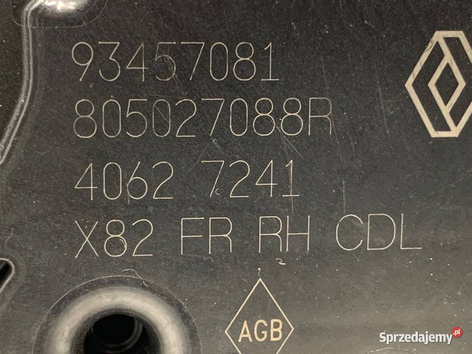 ZAMEK DRZWI PRZESUWNYCH PRAWY RENAULT TRAFIC III