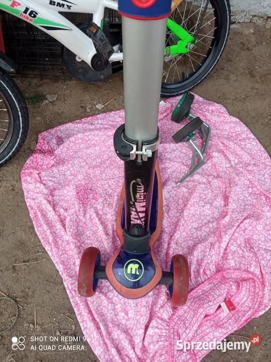 Rowerek dziecięcy bmx 16 plus hulajnoga BIG podkarpackie Radomyśl Wielki