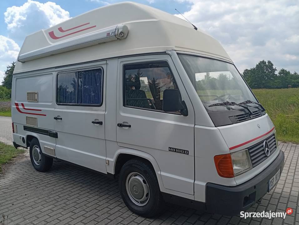 Mercedes MB100 kamper woda gaz ogrzewanie dolnośląskie Lubiąż