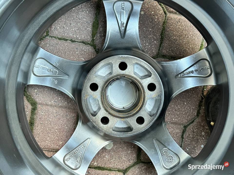 Alufelgi Dezent 5x108 16 7J ET 43 Ford Volvo Średnica 16" lubelskie Biała Podlaska