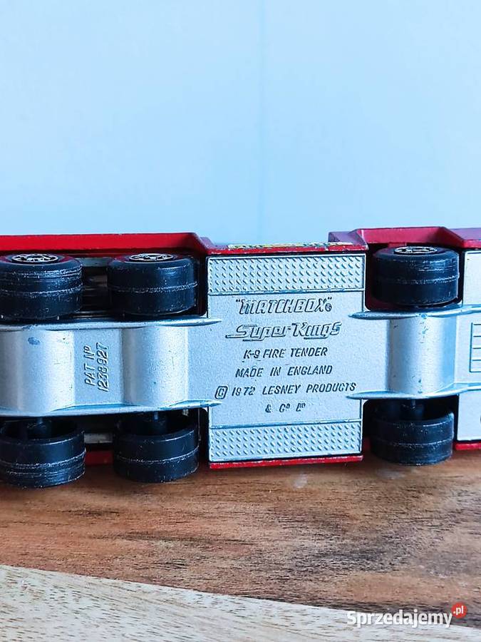 Matchbox Lesney Super Kings K9 wóz strażacki opolskie Głuchołazy