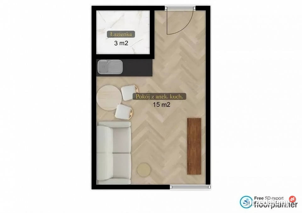 Kawalerka Uniwersytecie Super na Wynajem Łódź sprzedam