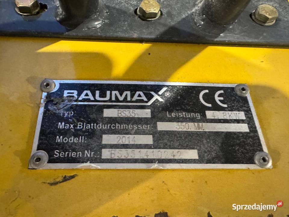 Piła do asfaltu Betonu drogowa 350mm Sandomierz