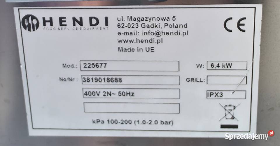 Piec 49262 Warszawa