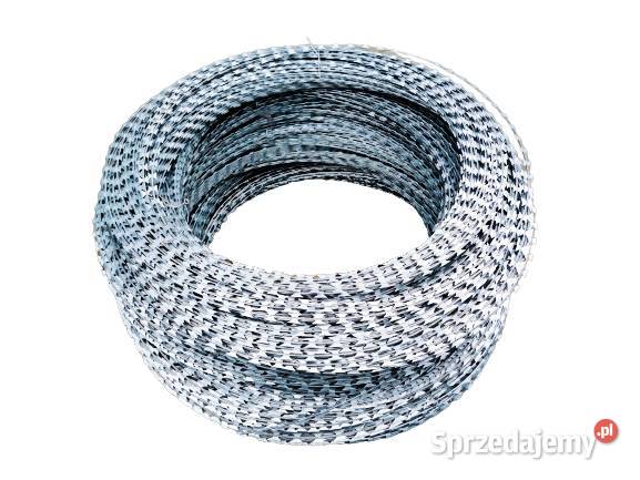 Drut ostrzowy żyletkowy ocynkowany prosty z Szczecin