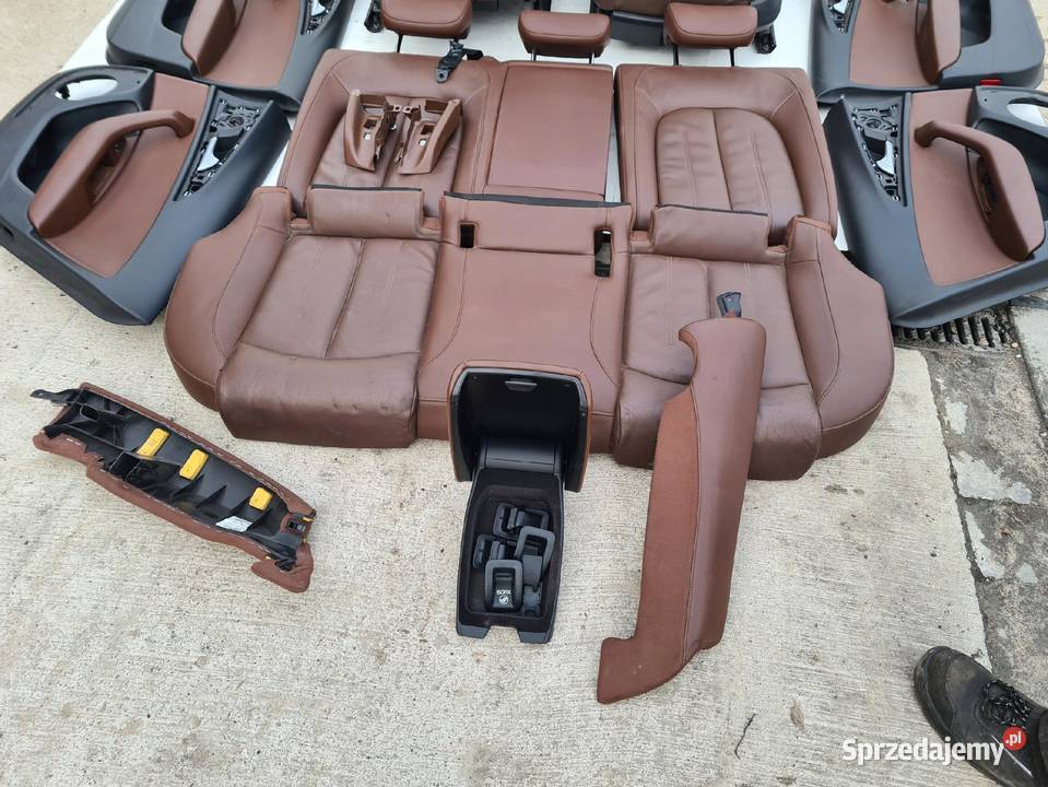 FOTEL FOTELE SKÓRA AUDI A6 C7 SEDAN KOMBI BRĄZ Przystajń