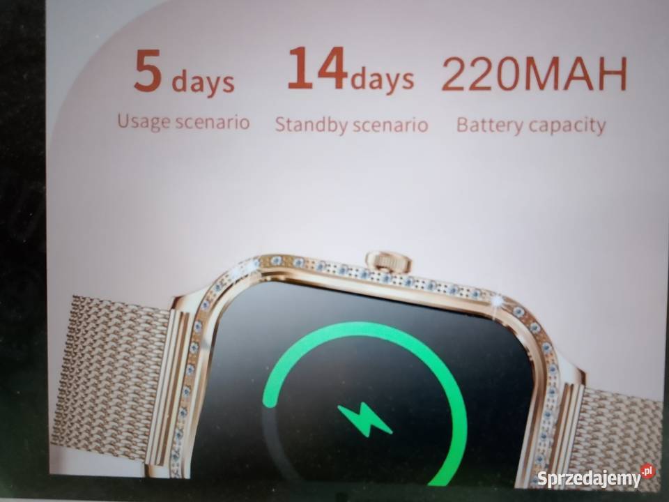 Nowy piękny unikalny jubilerski smartwatch Zgierz