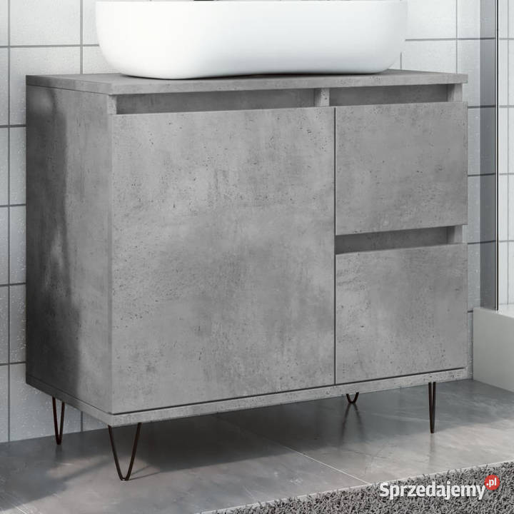 Szafka pod umywalkę szarość betonu 65x33x60 Dom i Ogród Warszawa