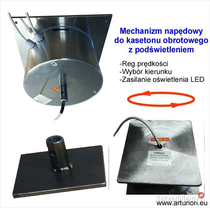 Napęd reklamy kasetonu z podświetleniem do 30 mazowieckie