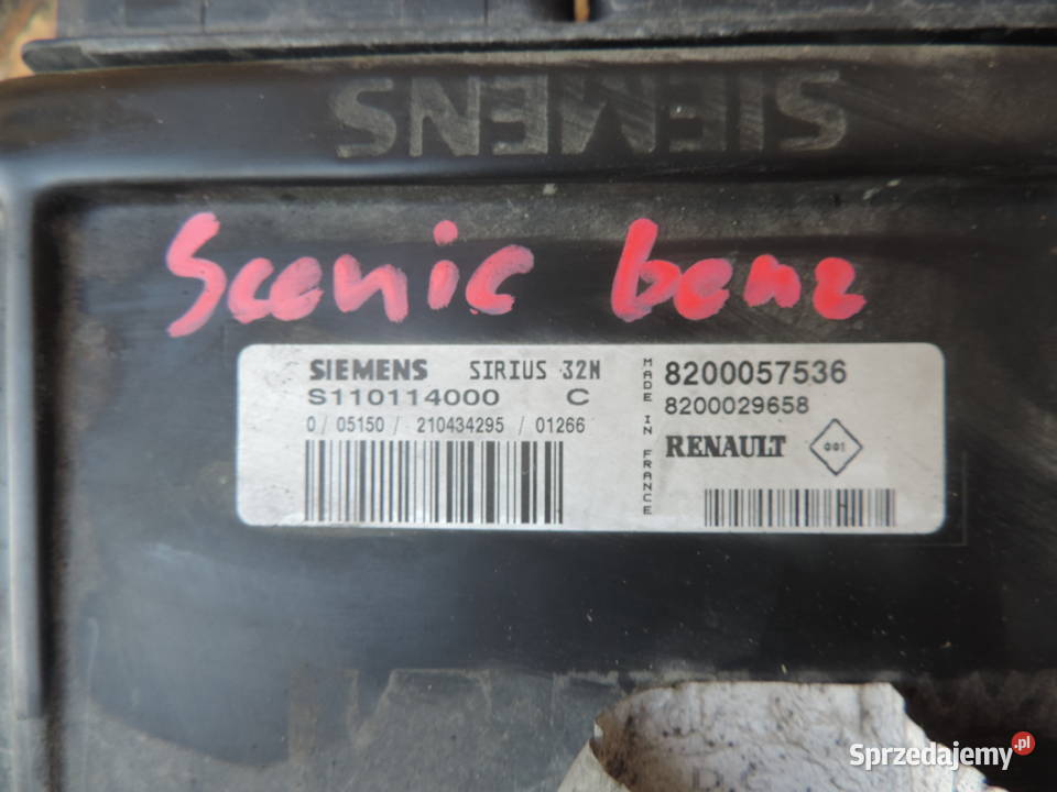 RENAULT MEGANE II CLIO SCENIC 16 16V KOMPUTER Nowy Sącz