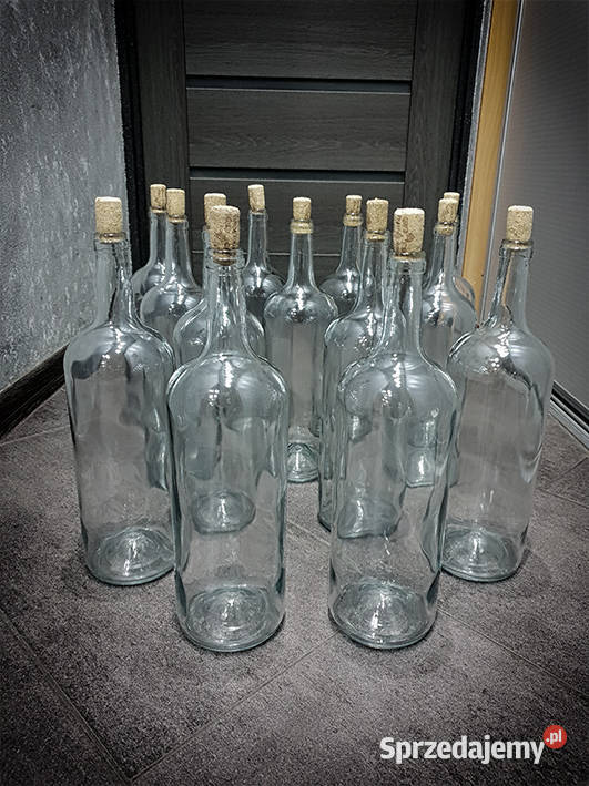 Butelka na wino 15 litr korkowana Wyposażenie wnętrz Tarnowiec