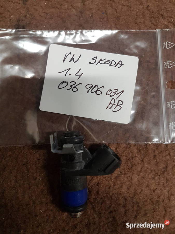 VW SKODA 14 12V WTRYSKIWACZ PALIWA WTRYSK wielkopolskie Turkowice