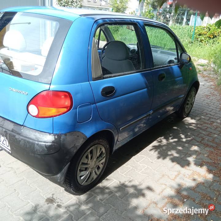 Daewoo matiz 1997 poj 800 przeb 162 OC do 032027 manualna Szczecin
