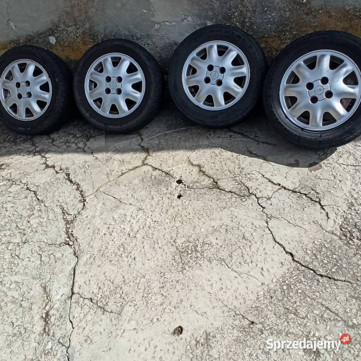 Koła Alufelgi ładnymi oponami 14 4x100 Astra Opatów
