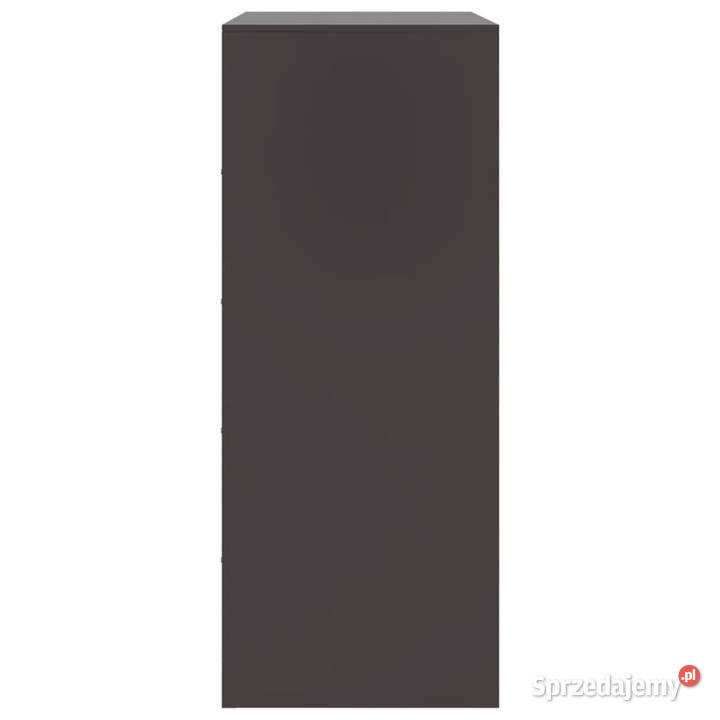 Szafka czarna 67x39x95 stal WM841799