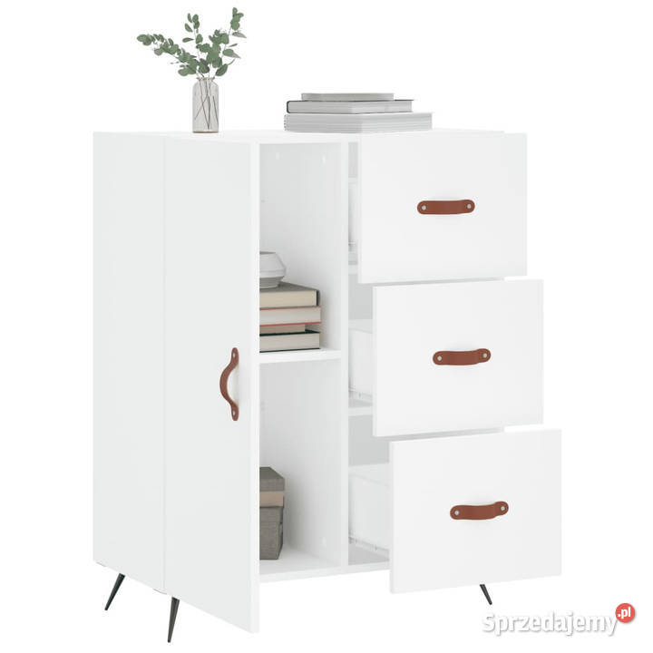 Szafka biała 695x34x90 materiał drewnopochodny