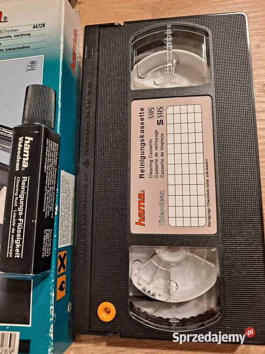 Kaseta czyszcząca VHS video HAMA Magnetowidy sprzedam