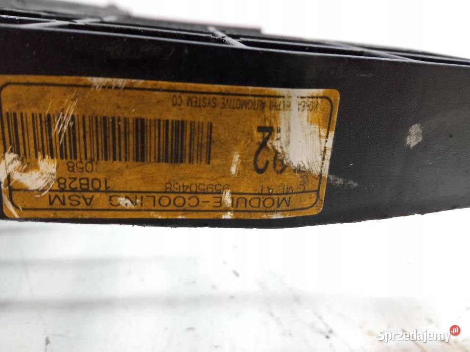 WENTYLATOR CHŁODNICY 12 B T250 95950468 Rok produkcji 2010 Wentylatory chłodnicy