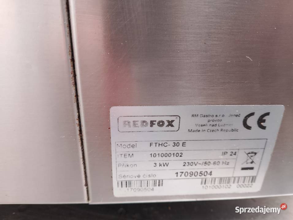 Płyta grillowa z linii Redfox FTHC30E Wrocław