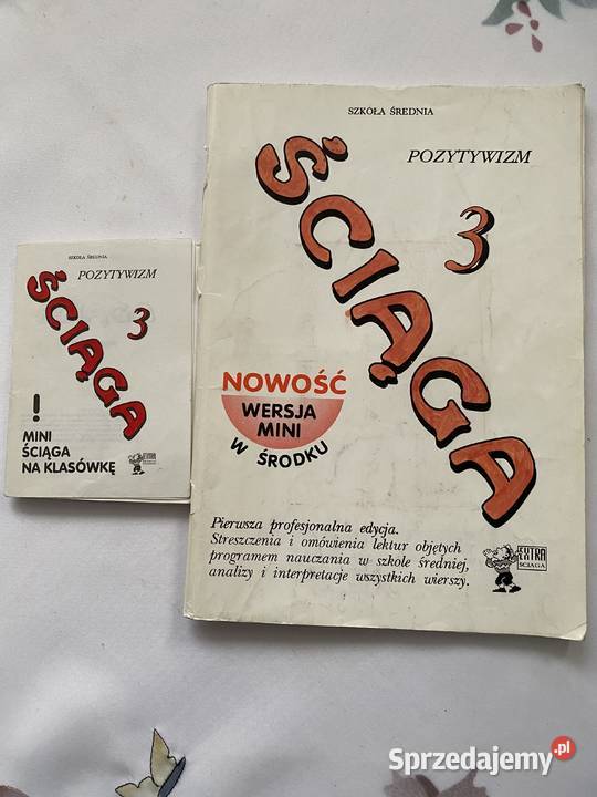 PozytywizmSciaga 3 Podręczniki