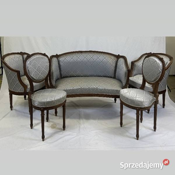 przepiekny komplet gustawianski 1880r Białystok