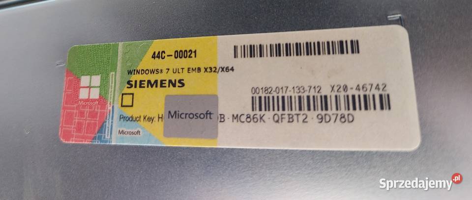 SIEMENS SIMATIC IPC677D 6AV72602GM410BX6 Panel Gorzów Wielkopolski