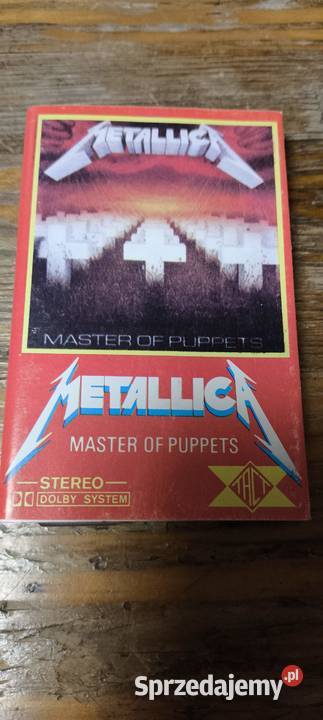 Metallica Master of Puppets kaseta 1990 Gliwice