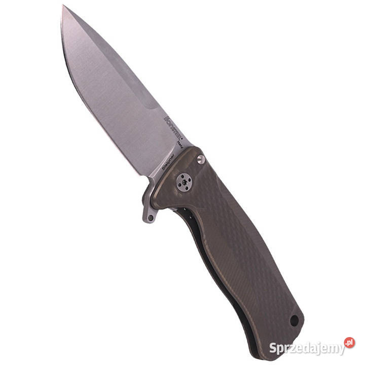 Nóż składany LionSteel SR22 Bronze Titanium