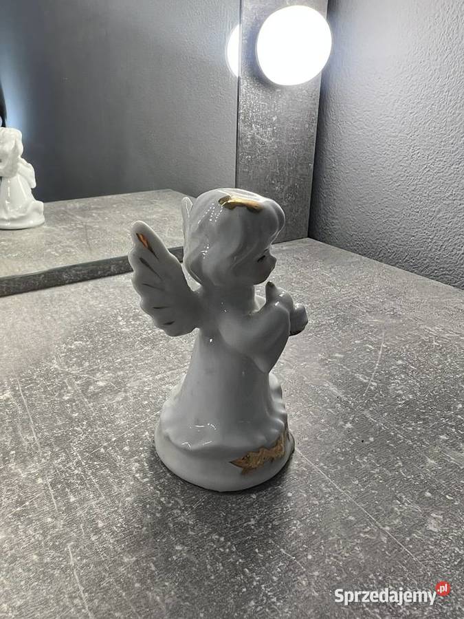 Figura figurka anioł aniołek biały biała