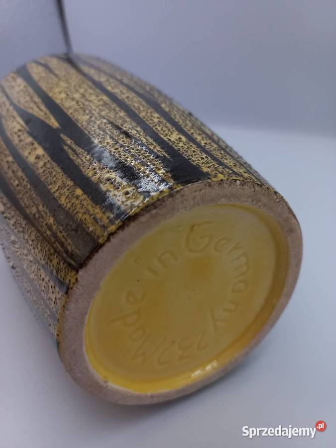 Piękny ceramiczny wazondzban lava niemiecki wielokolorowy Inowrocław