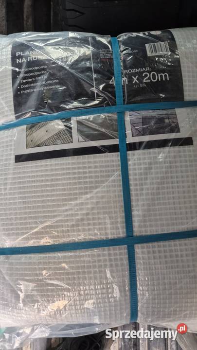Plandeka na rusztowanie zbrojona DIAMANTO 4x20m sprzedam