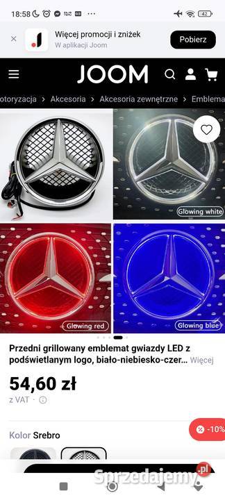 Grill atrapa cls w219 przedlift 20042008 nowy Wrocław