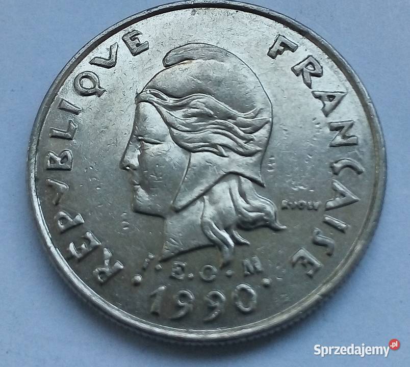 NOWA KALEDONIA10 FRANCS1990 r Legionowo
