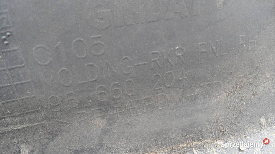 OPEL ANTARA 08r nakładka progu prawy przód