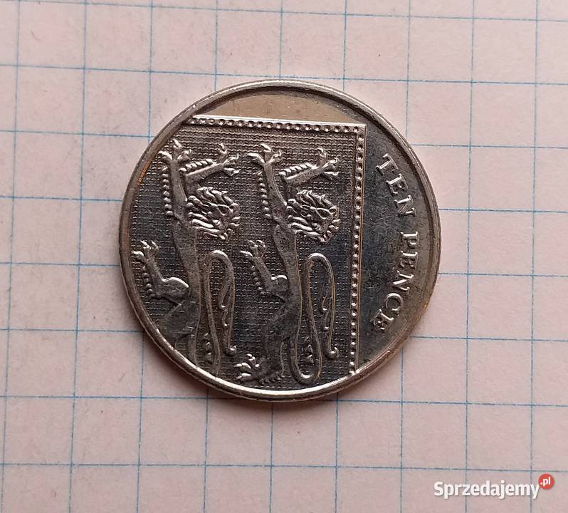 10 PENSÓW TEN PENCE 2013 WIELKA BRYTANIA lubelskie Piszczac