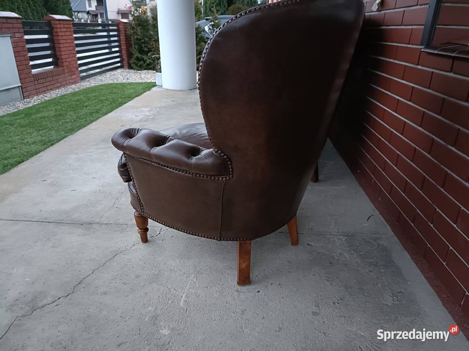 Sprzedam sofa plus dwa fotele ze skóry Ludwik Konin