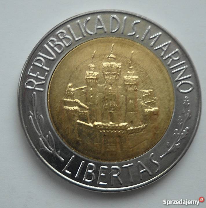 SAN MARINO500 LIRÓW1984 r BIMETAL ALBERT