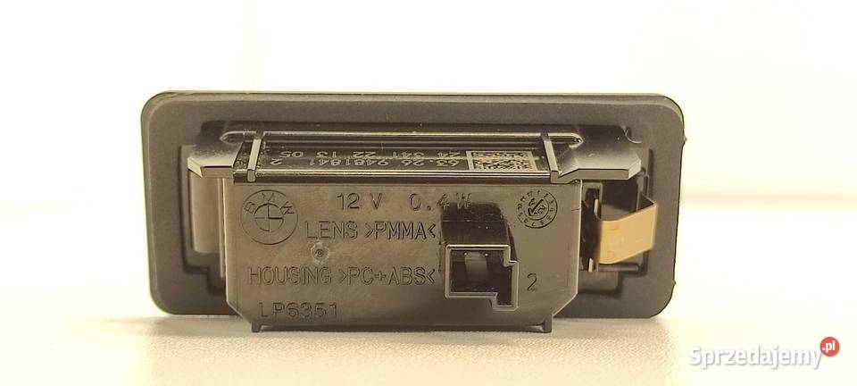 BMW F44 218I Lampka tablicy rejestracyjnej osobowe