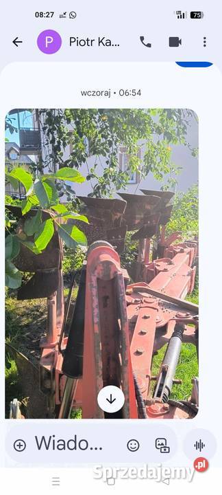 Pług Gregoire Besson nieuszkodzony Stare Biernaty