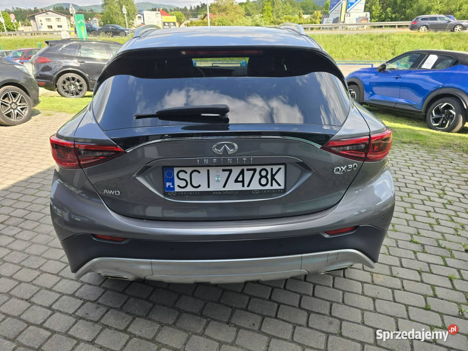 Infiniti QX30 Bezwypoadkowy 100 oryginał pełny przyciemniane szyby Ustroń sprzedam