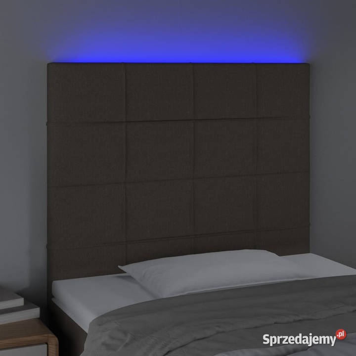 Zagłówek do łóżka z LED taupe 100x5x118128 Warszawa