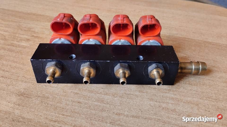 Wtryskiwacze gazowe LPG listwa waltek czerwone Czarzyzna