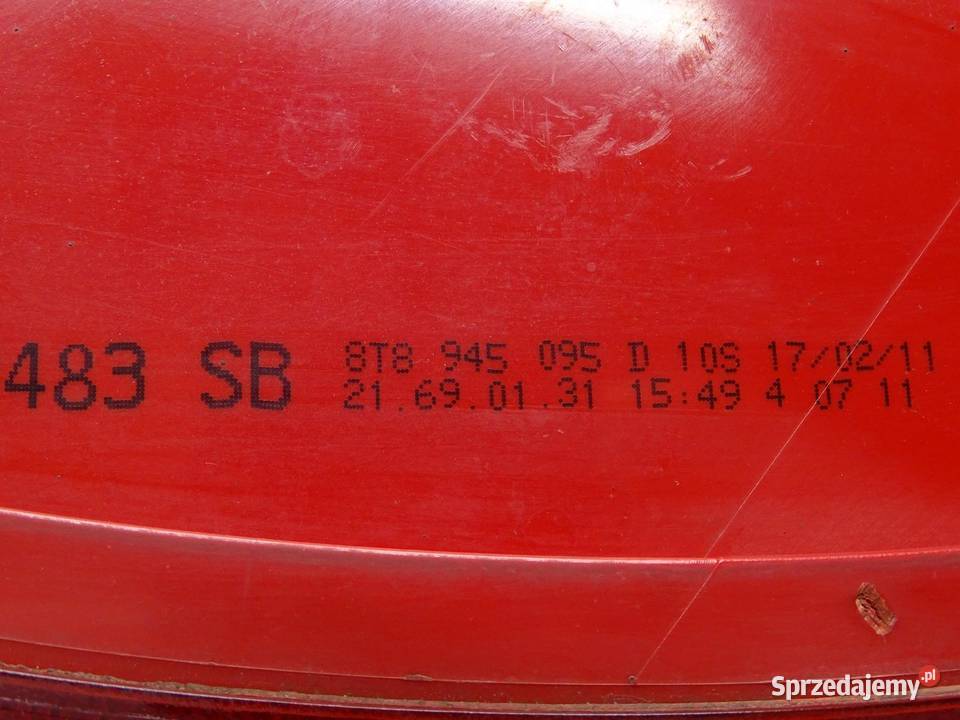 LAMPA LEWA LEWY TYŁ W BŁOTNIK 8T8945095D AUDI A5 małopolskie