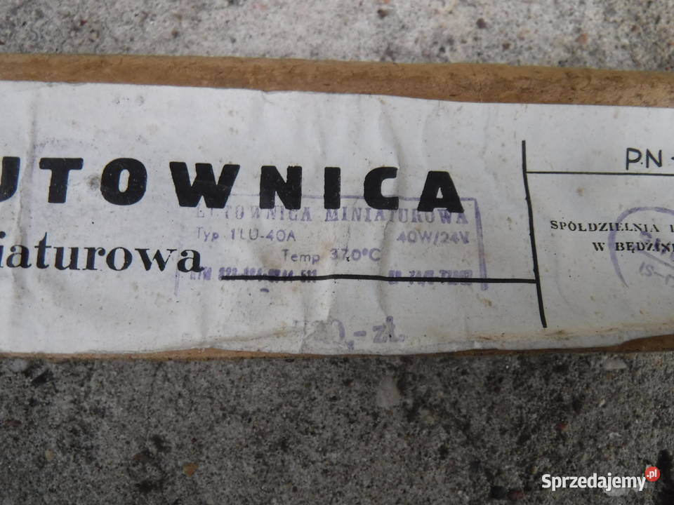 Lutownica miniaturowa 24V 40W typ 1LU40A Nowe Szydłowiec