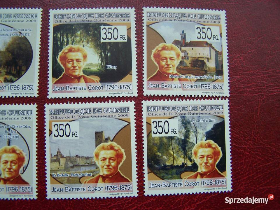 Gwinea 2009 MNH Sztuka Malarstwo J B Corot sprzedam