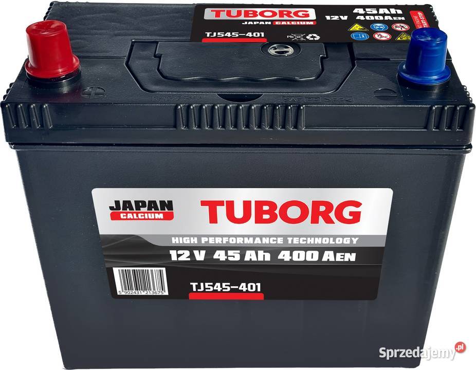 Akumulator Tuborg Japan 12V 45Ah 400A L Luboń sprzedam