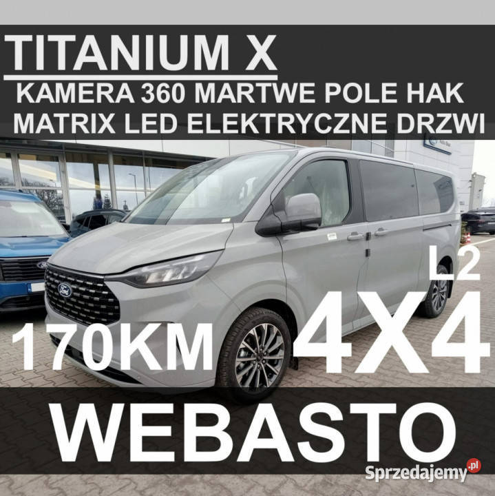 Ford Tourneo Custom Titanium X 4x4 170 Kamera Tourneo Custom sprzedam