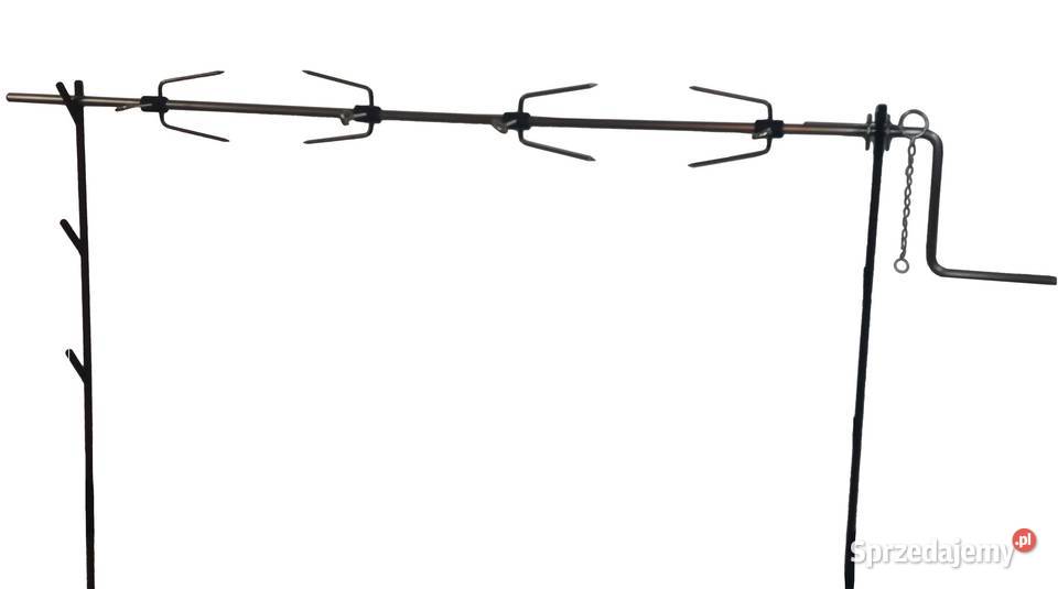 Rożen ruszt rożno grill na kurczaki kuty ozdoba Czechowice-Dziedzice